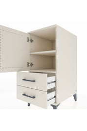 Kronos Komodin 2 Raflı 2 Çekmeceli Tek Kapaklı 44x59x96 Aytaşı-Aytaşı