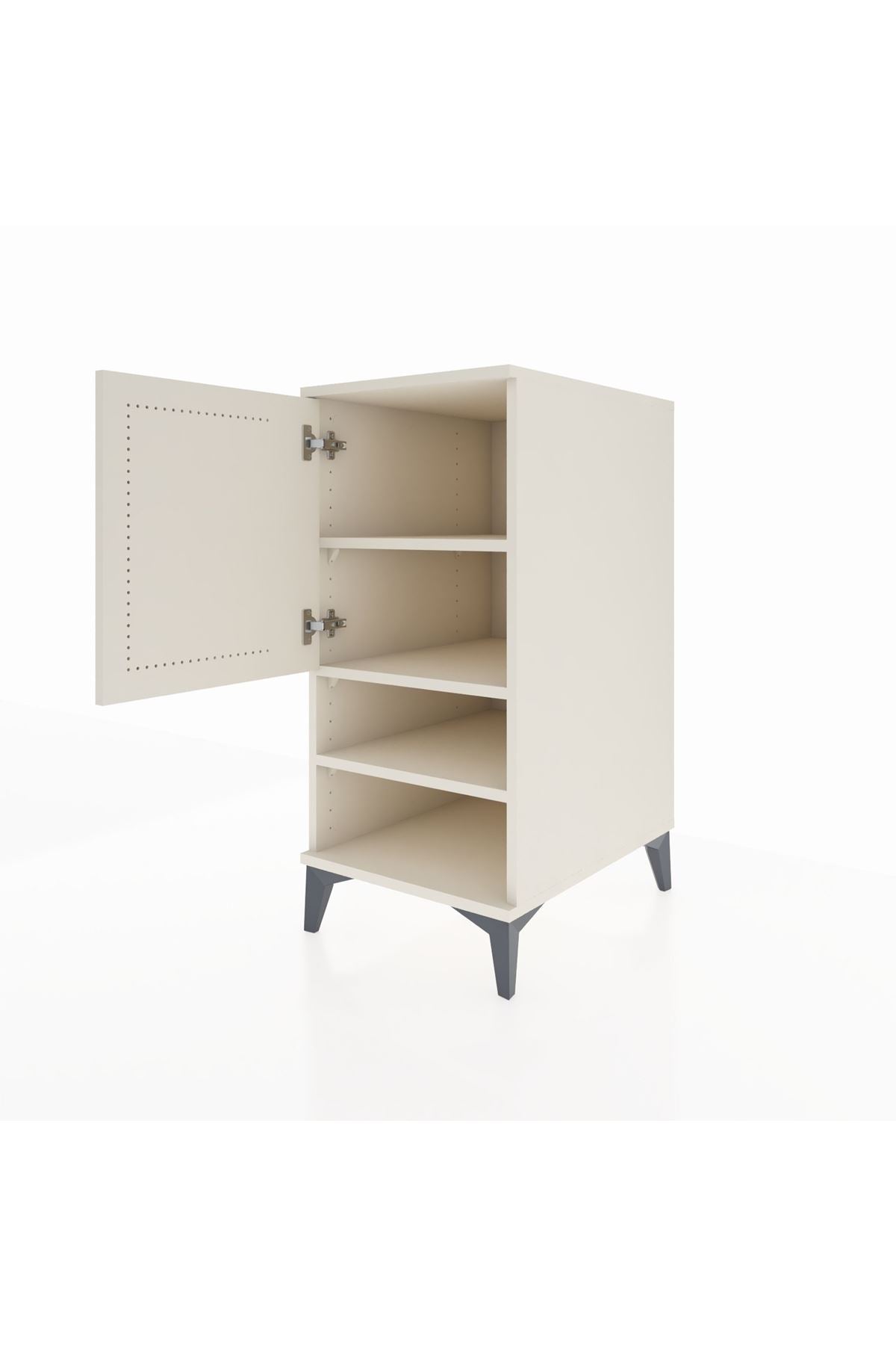 Kronos Komodin 3 Raflı Tek Kapaklı 44x59x96 Aytaşı-Aytaşı