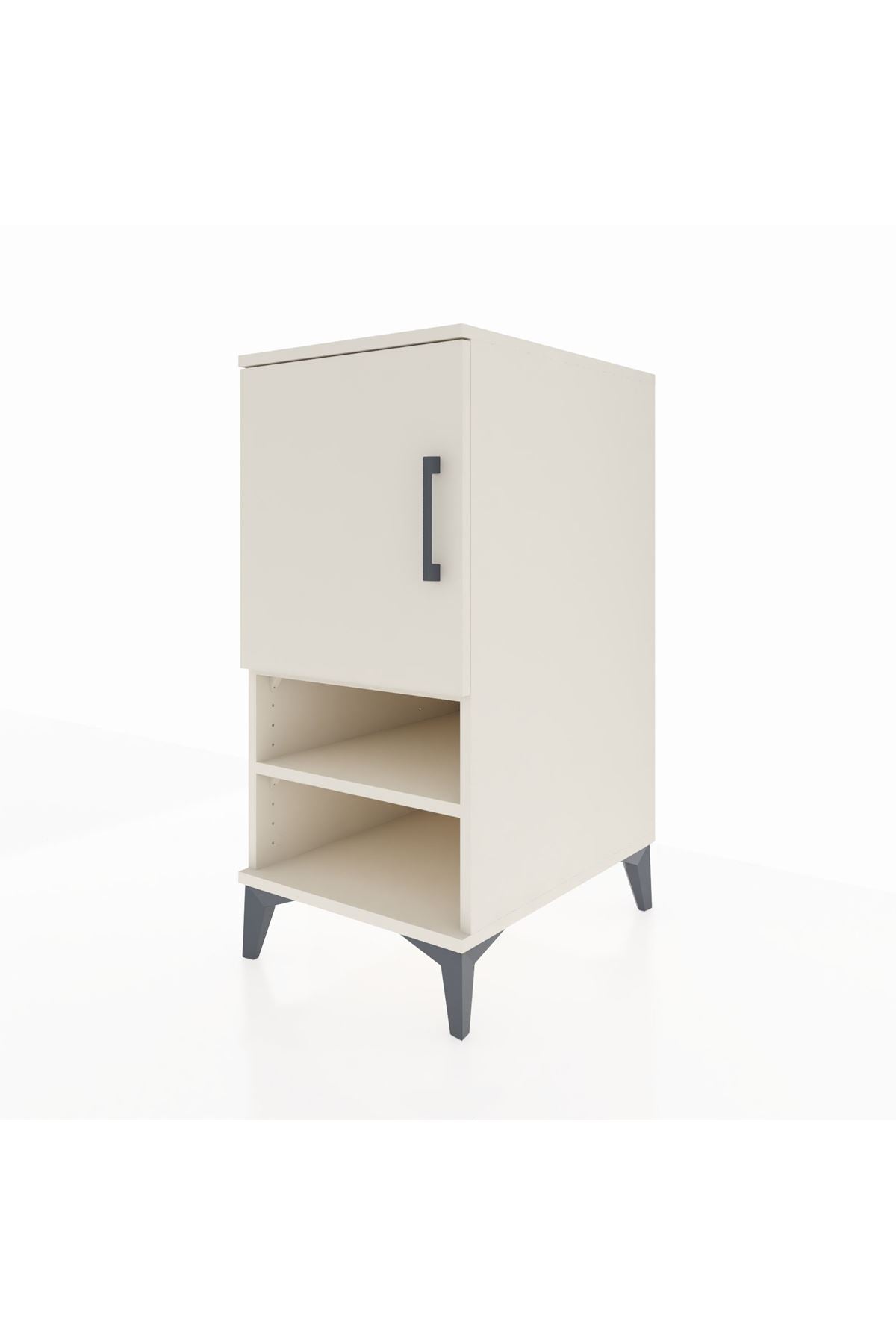 Kronos Komodin 3 Raflı Tek Kapaklı 44x59x96 Aytaşı-Aytaşı