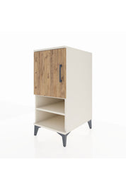 Kronos Komodin 3 Raflı Tek Kapaklı 44x59x96 Aytaşı-Çam