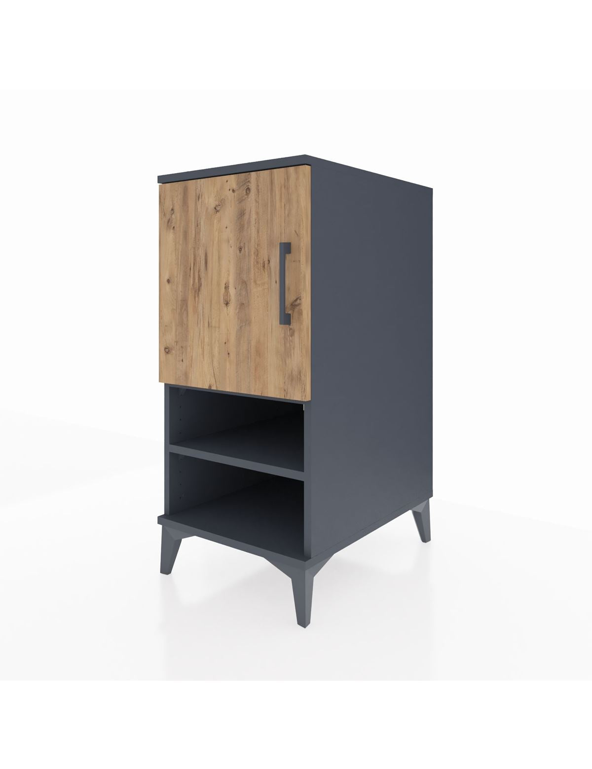 Kronos Komodin 3 Raflı Tek Kapaklı 44x59x96 - S75M033V6C