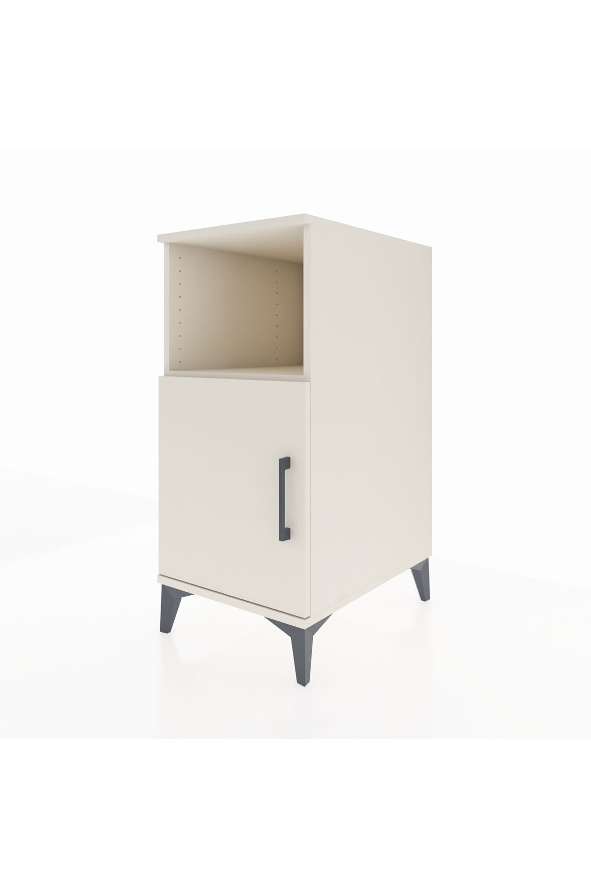 Kronos Komodin 2 Raflı Tek Kapaklı 44x59x96 Aytaşı-Aytaşı