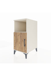Kronos Komodin 2 Raflı Tek Kapaklı 44x59x96 Aytaşı-Çam