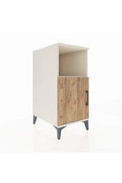 Kronos Komodin 2 Raflı Tek Kapaklı 44x59x96 Aytaşı-Çam