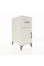 Kronos Komodin Tek Raflı Tek Çekmeceli Tek Kapaklı 44x59x96 Aytaşı-Aytaşı