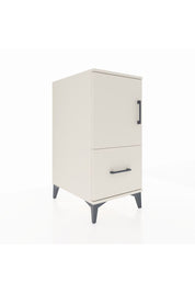 Kronos Komodin 2 Raflı Tek Çekmeceli Tek Kapaklı 44x59x96 Aytaşı-Aytaşı