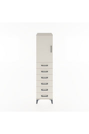 Hyperion Dolap Tek Raflı 6 Çekmeceli Tek Kapaklı 44x44x182 Aytaşı-Aytaşı