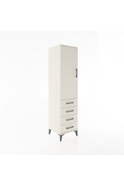 Hyperion Dolap 2 Raflı 4 Çekmeceli Tek Kapaklı 44x44x182 Aytaşı-Aytaşı