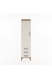 Hyperion Dolap 2 Raflı 3 Çekmeceli Tek Kapaklı 44x44x182 Çam-Aytaşı