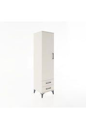 Hyperion Dolap 4 Raflı 2 Çekmeceli Tek Kapaklı 44x44x182 - S55M007V1B
