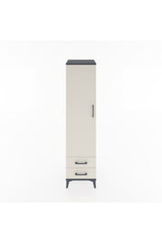 Hyperion Dolap 4 Raflı 2 Çekmeceli Tek Kapaklı 44x44x182 - S55M007V4B