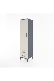 Hyperion Dolap 4 Raflı 2 Çekmeceli Tek Kapaklı 44x44x182 - S55M007V4B