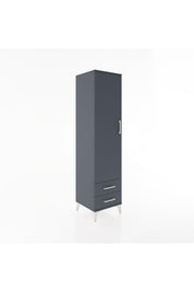 Hyperion Dolap 4 Raflı 2 Çekmeceli Tek Kapaklı 44x44x182 - S55M007V5B