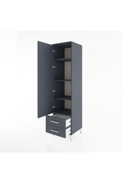 Hyperion Dolap 4 Raflı 2 Çekmeceli Tek Kapaklı 44x44x182 - S55M007V5B