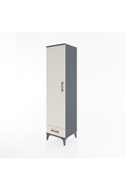 Hyperion Dolap 4 Raflı Tek Çekmeceli Tek Kapaklı 44x44x182 - S55M008V4B