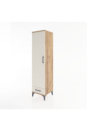Hyperion Dolap 4 Raflı Tek Çekmeceli Tek Kapaklı 44x44x182 - S55M008V7B