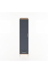 Hyperion Dolap 4 Raflı Tek Çekmeceli Tek Kapaklı 44x44x182