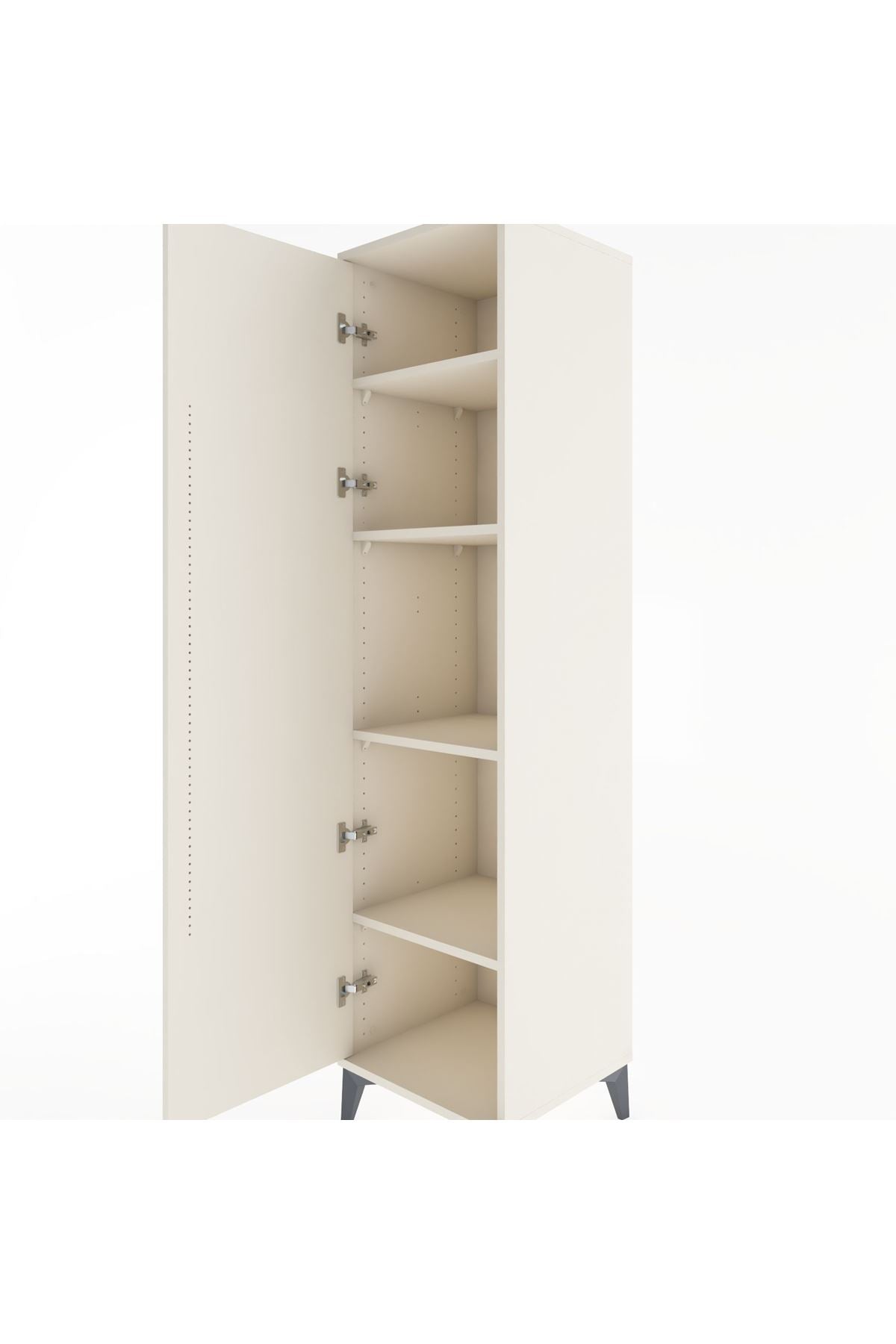 Hyperion Dolap 4 Raflı Tek Kapaklı 44x44x182 - S55M009V1B
