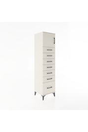 Hyperion Dolap Tek Raflı 7 Çekmeceli Tek Kapaklı 44x44x182 Aytaşı-Aytaşı