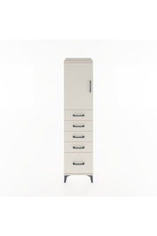 Hyperion Dolap Tek Raflı 5 Çekmeceli Tek Kapaklı 44x44x182 Aytaşı-Aytaşı