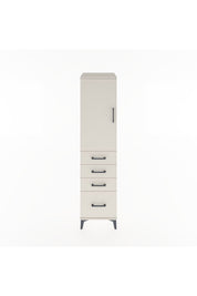 Hyperion Dolap 2 Raflı 4 Çekmeceli Tek Kapaklı 44x44x182 Aytaşı-Aytaşı