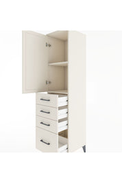 Hyperion Dolap 2 Raflı 4 Çekmeceli Tek Kapaklı 44x44x182 Aytaşı-Aytaşı