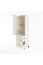 Hyperion Dolap 2 Raflı 3 Çekmeceli Tek Kapaklı 44x44x182 Aytaşı-Aytaşı