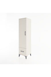 Hyperion Dolap 4 Raflı Tek Çekmeceli Tek Kapaklı 44x44x182 - S55M016V1B