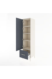 Hyperion Dolap 4 Raflı Tek Çekmeceli Tek Kapaklı 44x44x182 - S55M016V2B