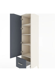 Hyperion Dolap 4 Raflı Tek Çekmeceli Tek Kapaklı 44x44x182 - S55M016V2B