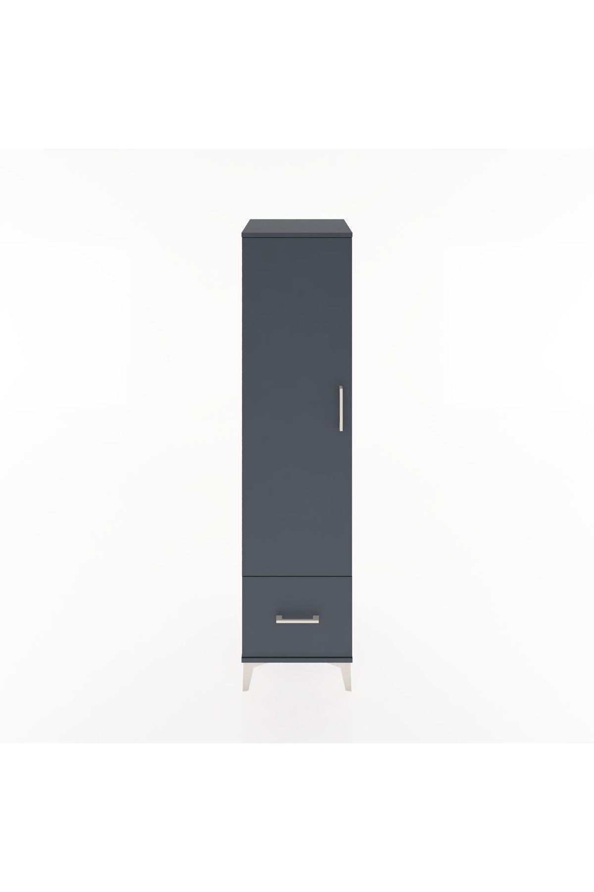 Hyperion Dolap 4 Raflı Tek Çekmeceli Tek Kapaklı 44x44x182 - S55M016V5B