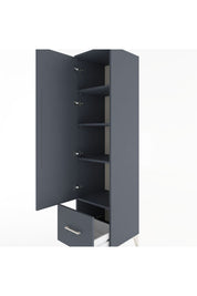 Hyperion Dolap 4 Raflı Tek Çekmeceli Tek Kapaklı 44x44x182 - S55M016V5B