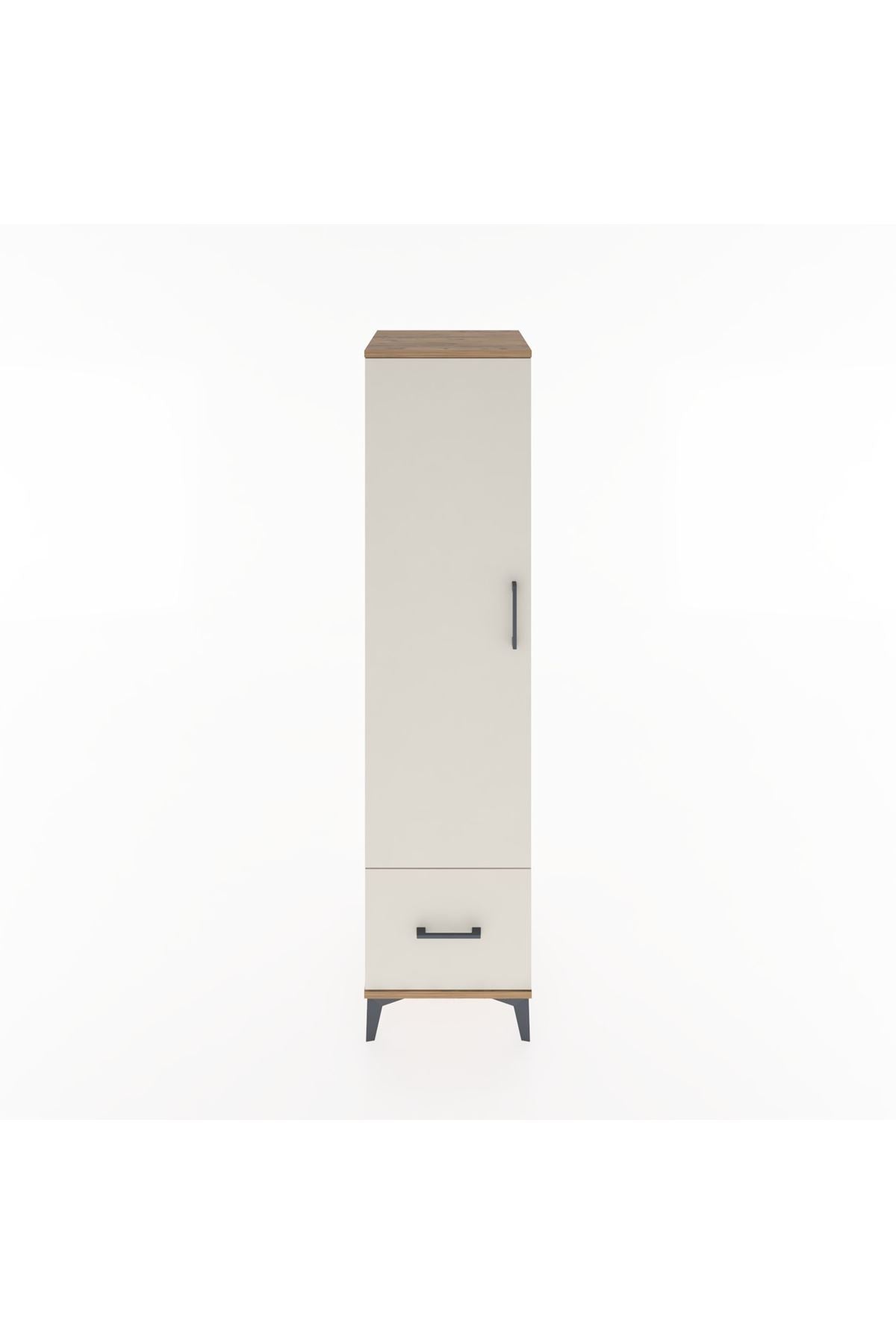 Hyperion Dolap 4 Raflı Tek Çekmeceli Tek Kapaklı 44x44x182 - S55M016V7B