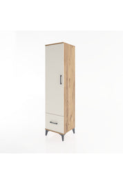 Hyperion Dolap 4 Raflı Tek Çekmeceli Tek Kapaklı 44x44x182 - S55M016V7B
