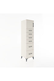 Hyperion Dolap Tek Raflı 6 Çekmeceli Tek Kapaklı 44x44x182 Aytaşı-Aytaşı