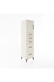 Hyperion Dolap Tek Raflı 5 Çekmeceli Tek Kapaklı 44x44x182 Aytaşı-Aytaşı