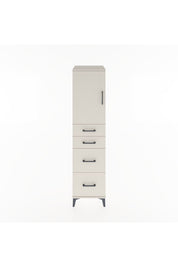 Hyperion Dolap Tek Raflı 4 Çekmeceli Tek Kapaklı 44x44x182 Aytaşı-Aytaşı