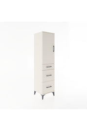 Hyperion Dolap 2 Raflı 3 Çekmeceli Tek Kapaklı 44x44x182 Aytaşı-Aytaşı