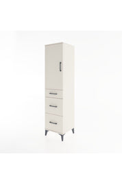 Hyperion Dolap 2 Raflı 3 Çekmeceli Tek Kapaklı 44x44x182 Aytaşı-Aytaşı