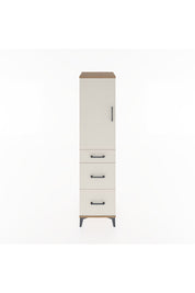 Hyperion Dolap 2 Raflı 3 Çekmeceli Tek Kapaklı 44x44x182 Çam-Aytaşı