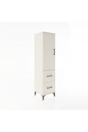 Hyperion Dolap 3 Raflı 2 Çekmeceli Tek Kapaklı 44x44x182 Aytaşı-Aytaşı