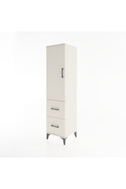 Hyperion Dolap 3 Raflı 2 Çekmeceli Tek Kapaklı 44x44x182 Aytaşı-Aytaşı