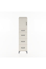 Hyperion Dolap Tek Raflı 4 Çekmeceli Tek Kapaklı 44x44x182 Aytaşı-Aytaşı