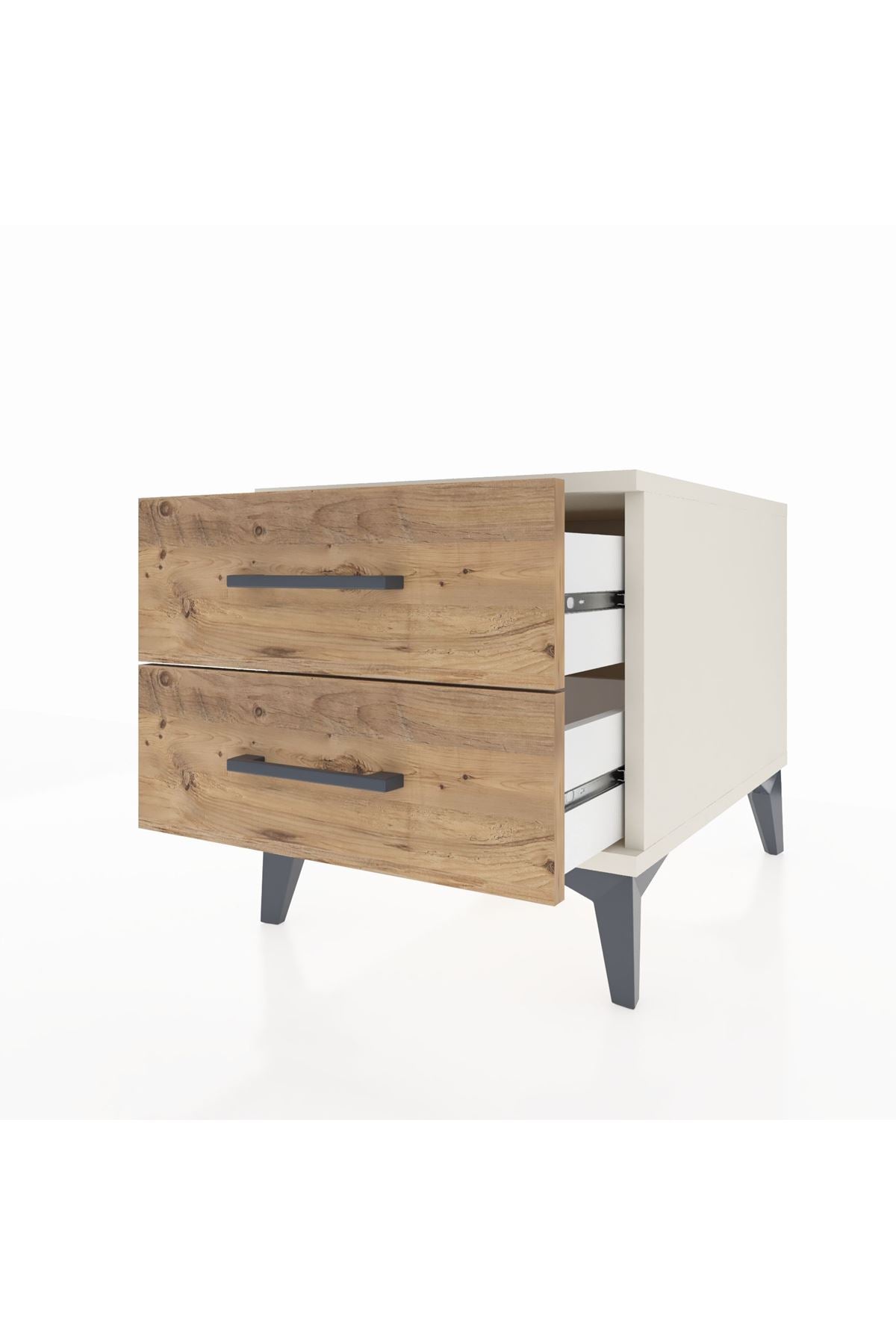 Kronos Komodin 2 Çekmeceli 44x59x48 Aytaşı-Çam
