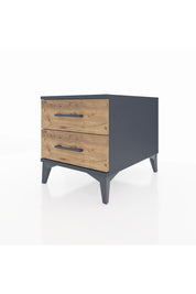 Kronos Komodin 2 Çekmeceli 44x59x48 Antrasit-Çam