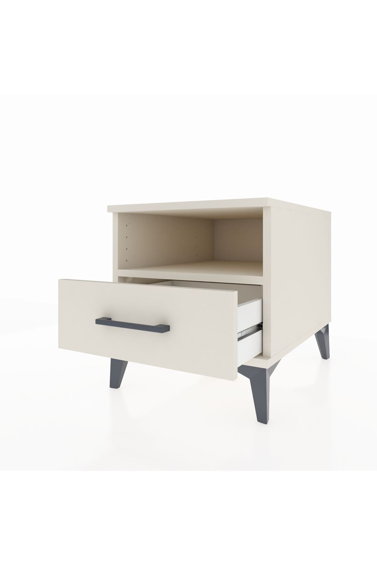 Kronos Komodin Tek Raflı Tek Çekmeceli 44x59x48 Aytaşı-Aytaşı