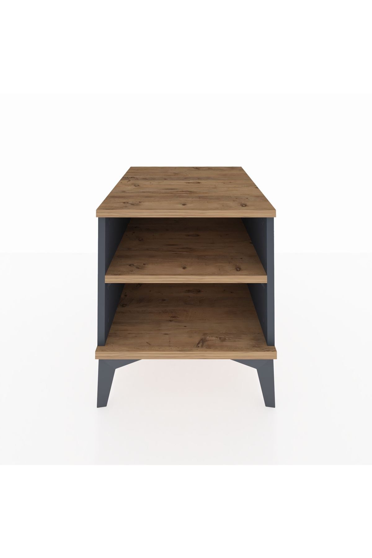 Kronos Komodin Tek Raflı 44x59x48 Antrasit-Çam