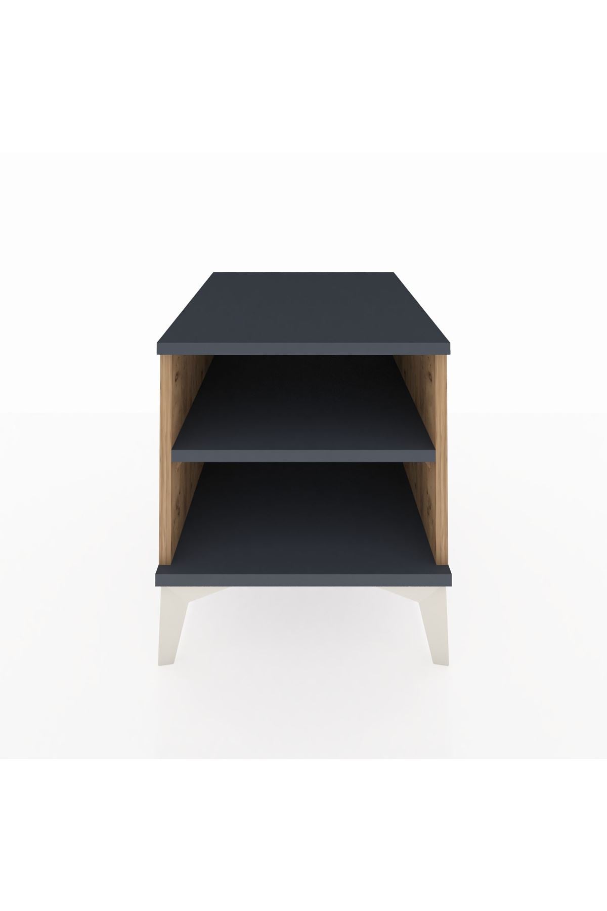Kronos Komodin Tek Raflı 44x59x48 Çam-Antrasit
