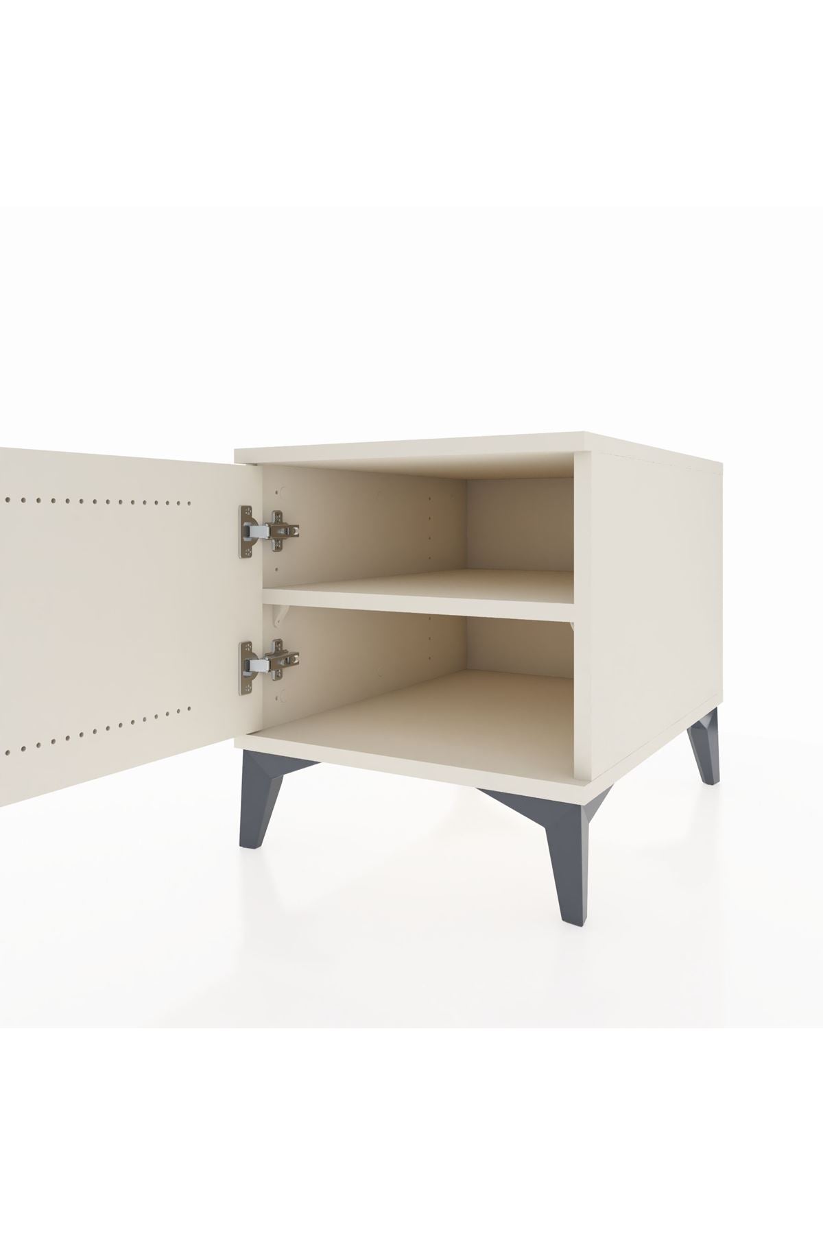 Kronos Komodin Tek Raflı Tek Kapaklı 44x59x48 Aytaşı-Aytaşı