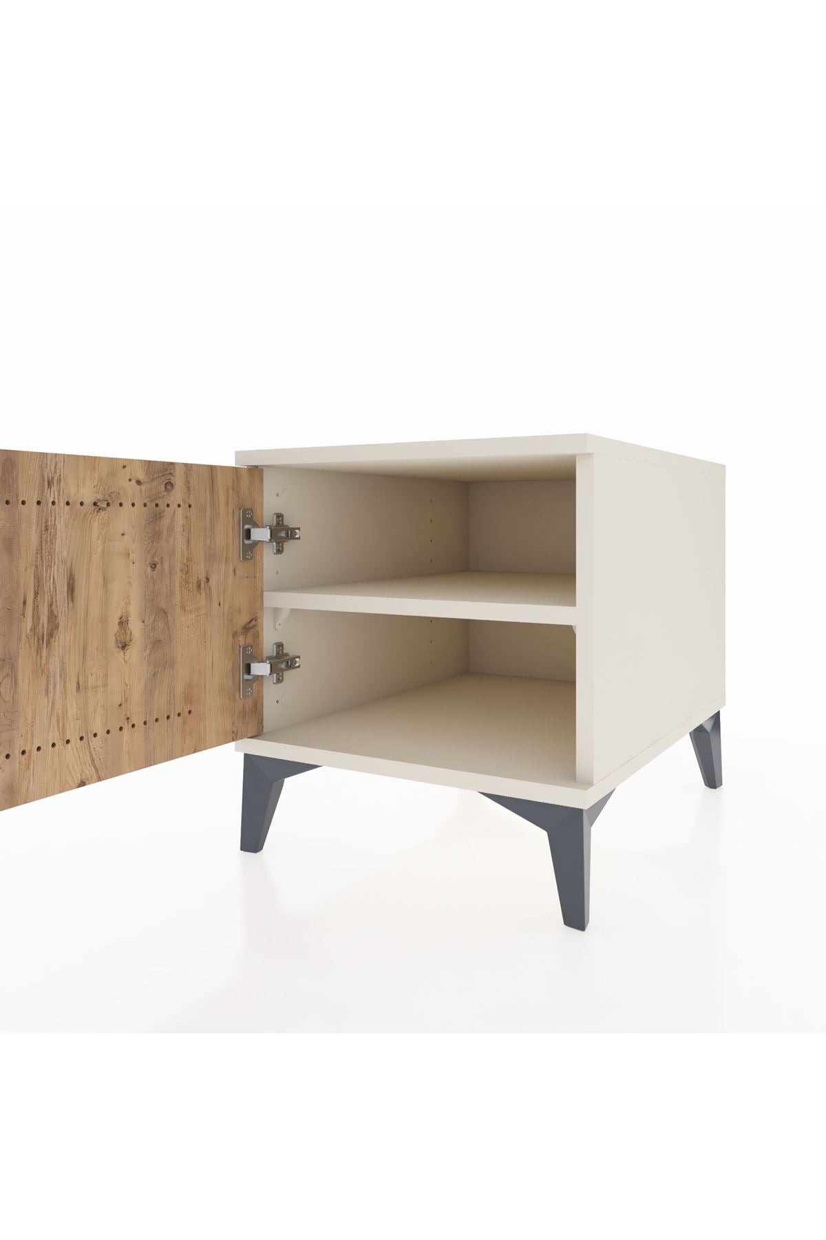 Kronos Komodin Tek Raflı Tek Kapaklı 44x59x48 Aytaşı-Çam